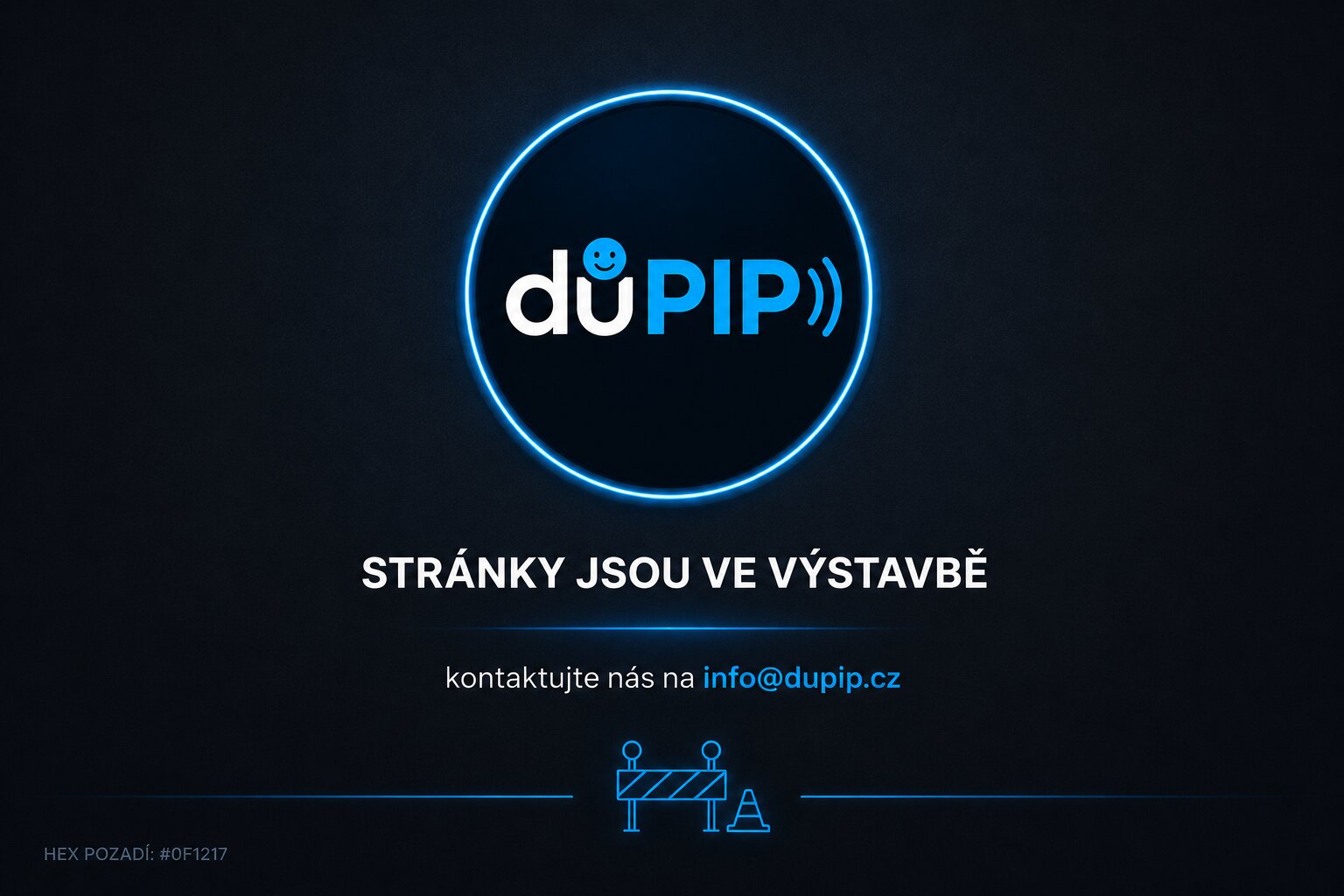 duPIP - str�nky jsou ve v�stavb�